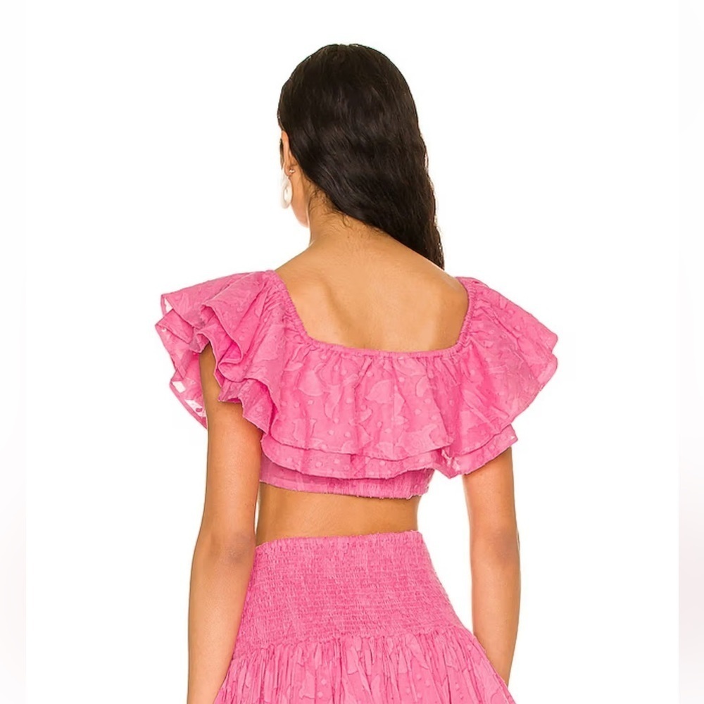 Revolve Place Nationale La Jungle Top in Pink S - Picture 4 of 7